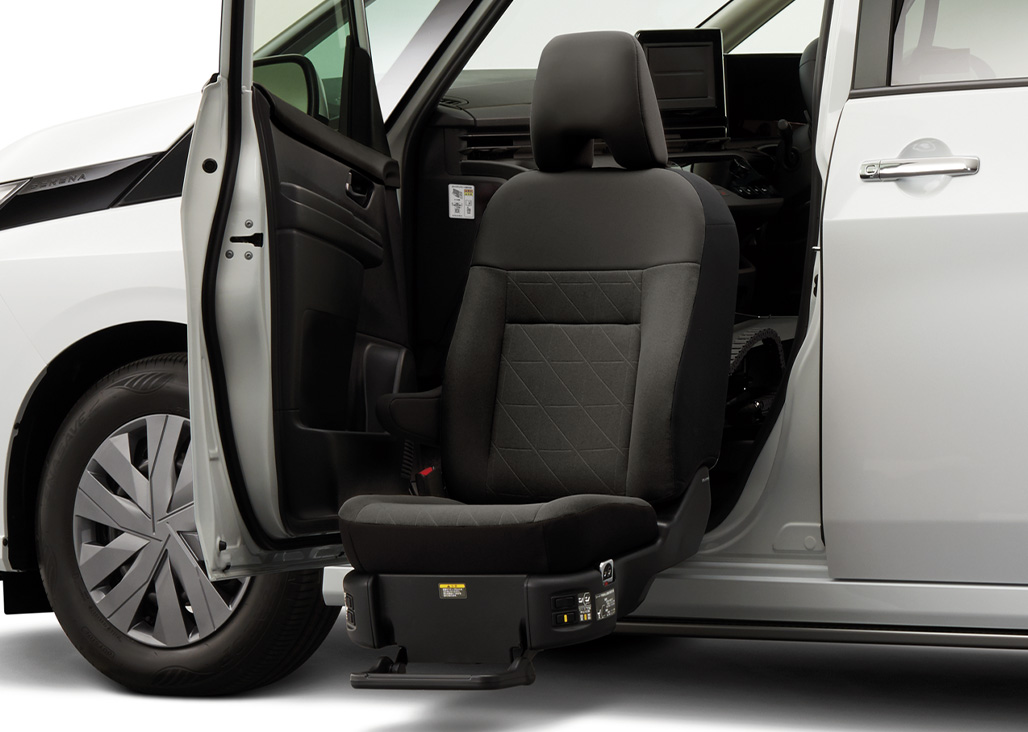 助手席スライドアップシート